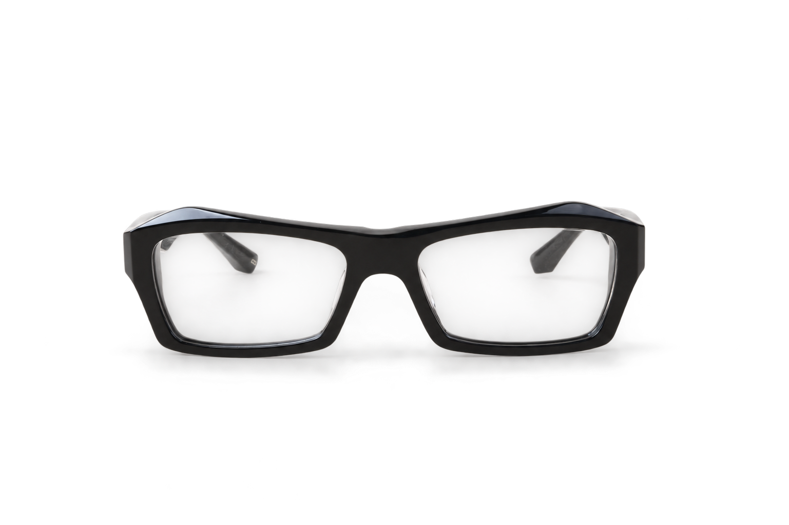 Black acetate optical glasses